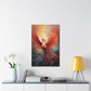 "Fluid Phoenix Dreaming" Canvas Stretched, 0.75" - Print