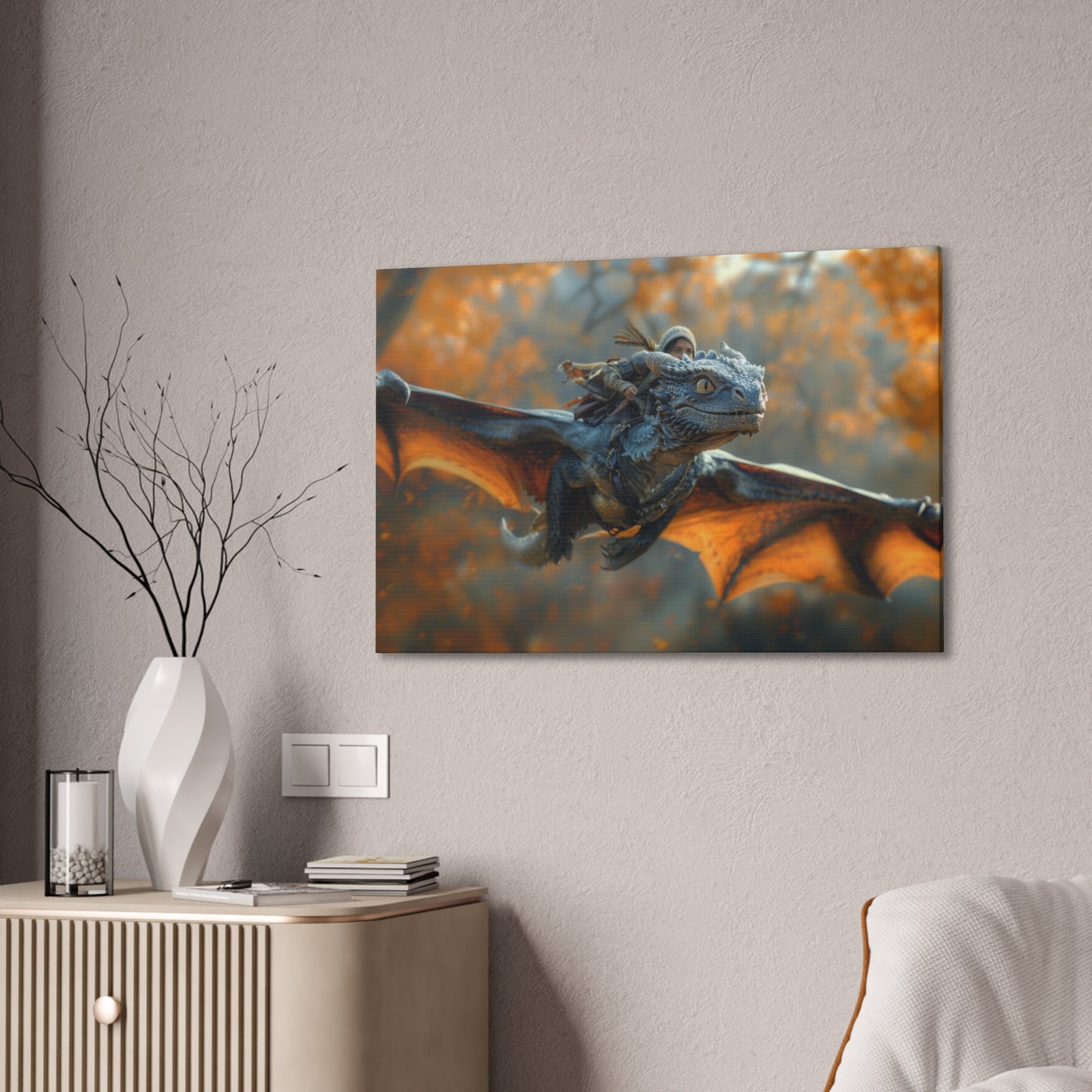 "Swift Messenger"  Canvas Stretched, 0.75" - Print