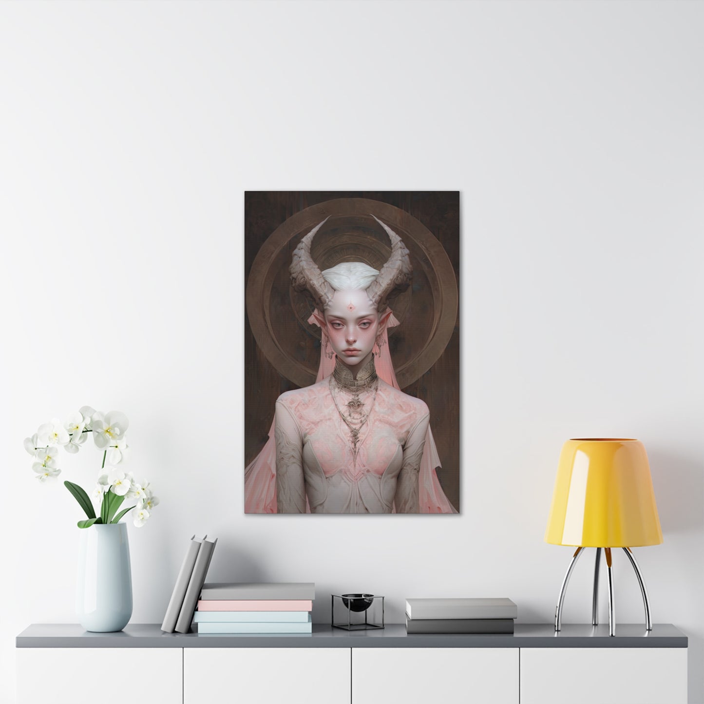 "Faun Princess" Canvas Stretched, 0.75" - Print