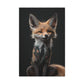 "Mr Sleek Fox" Canvas Stretched, 0.75" - Print