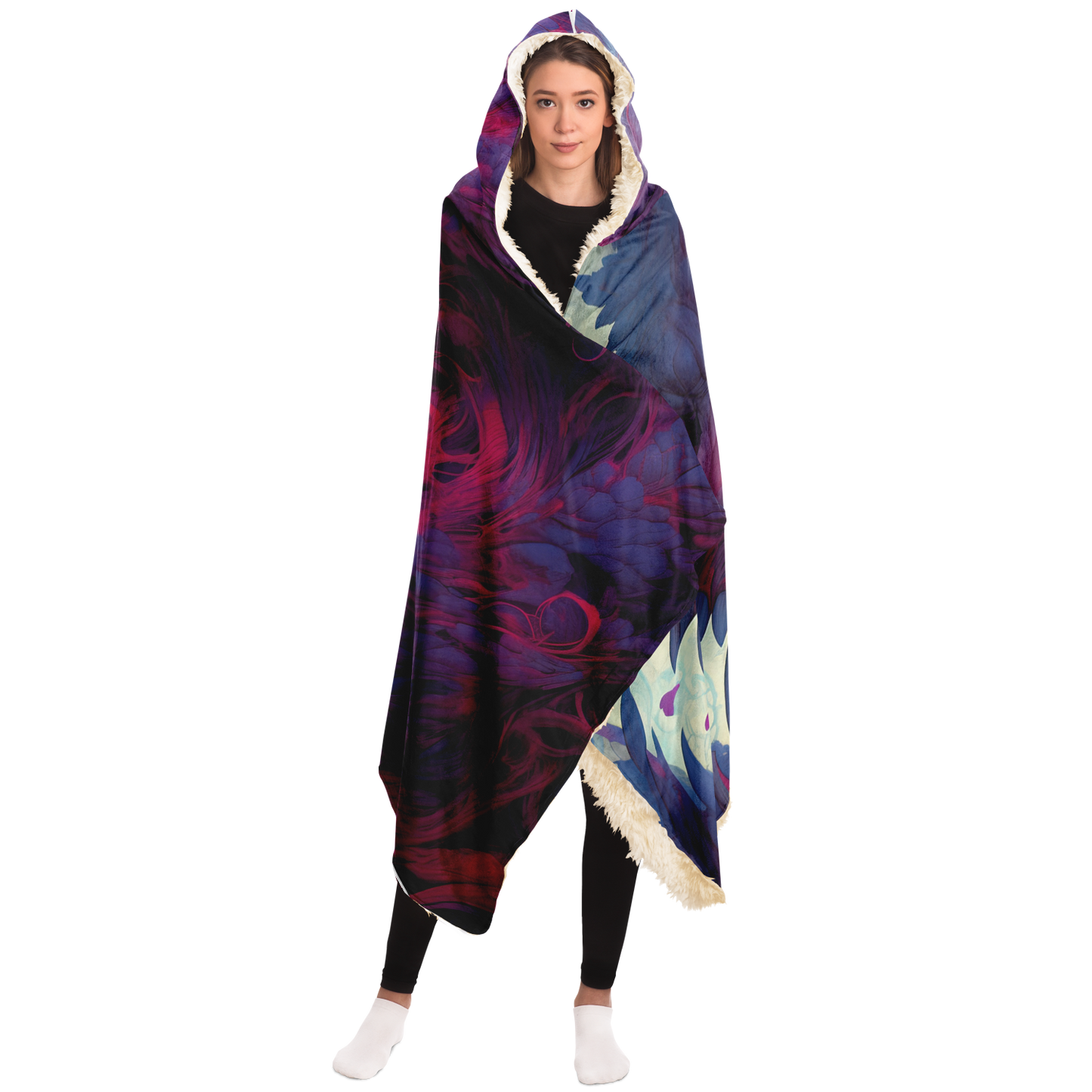 Careful What You Wish For  Hooded Blanket