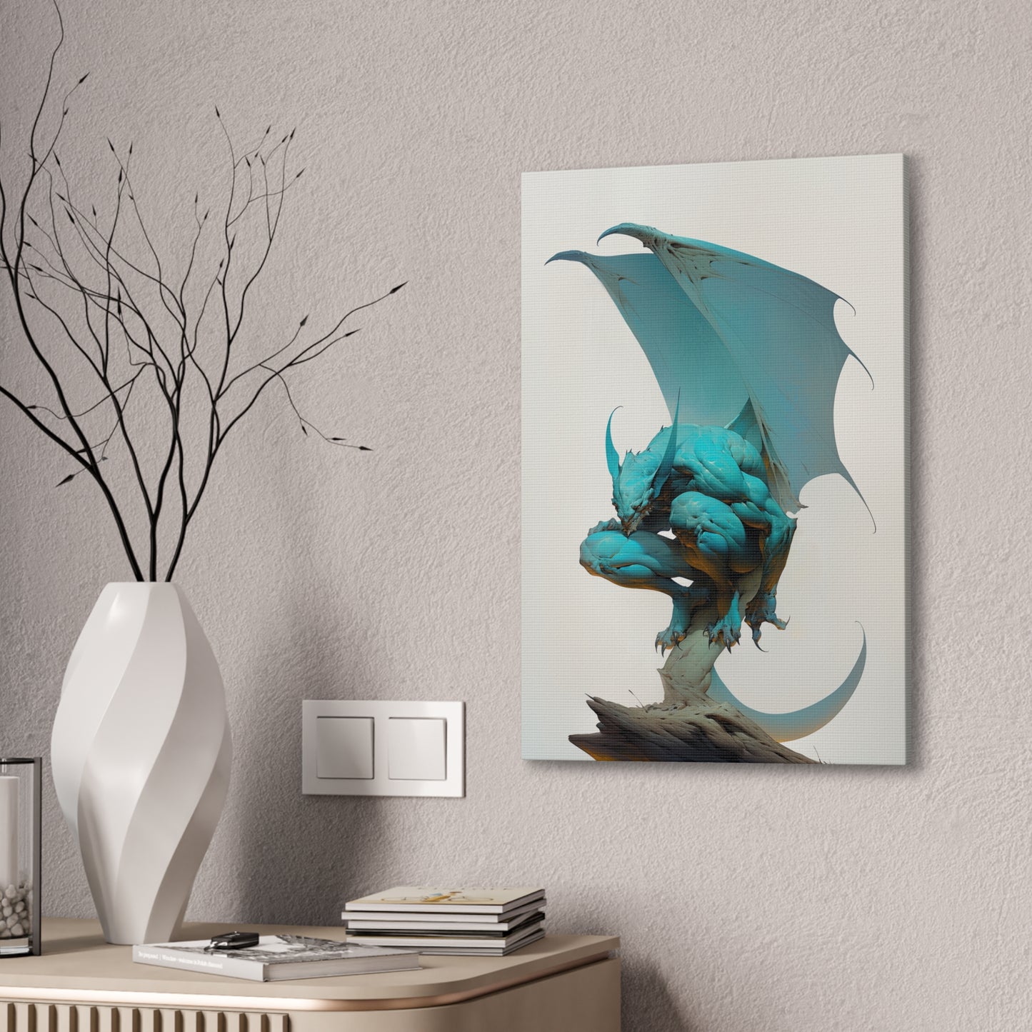 "Winged Trickster" Canvas Stretched, 0.75" - Print