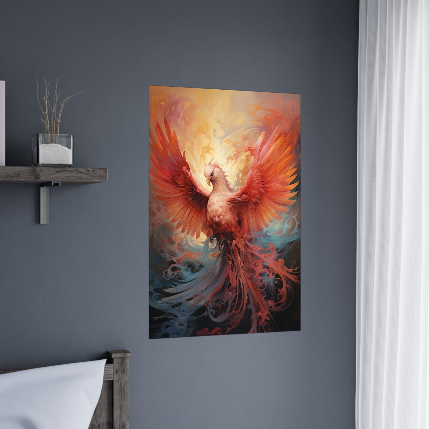 "Fluid Phoenix Dreaming" Poster - Print