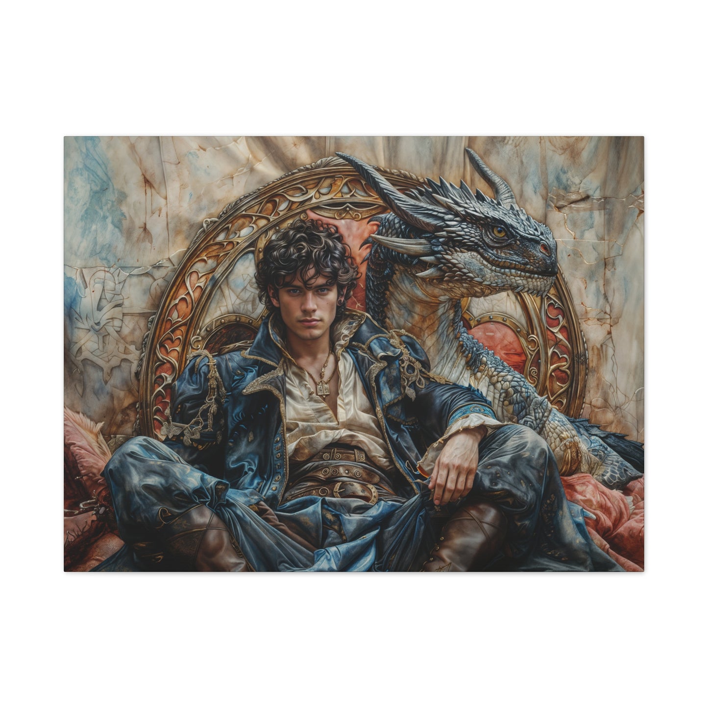 "The Dragon Prince"  Canvas Stretched, 0.75" - Print