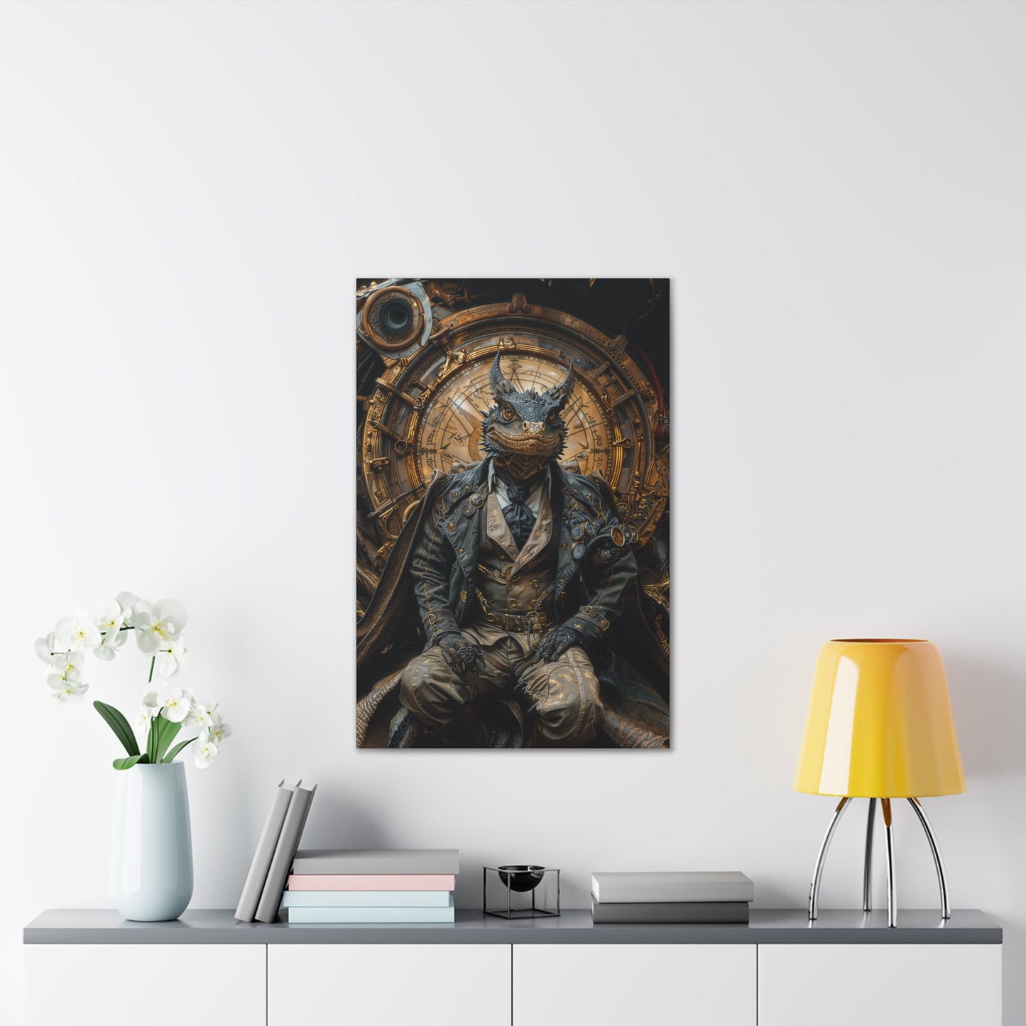 "Time Dealer" Canvas Stretched, 0.75" - Print