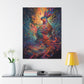 "Liquid Light Phoenix" Canvas Stretched, 0.75" - Print