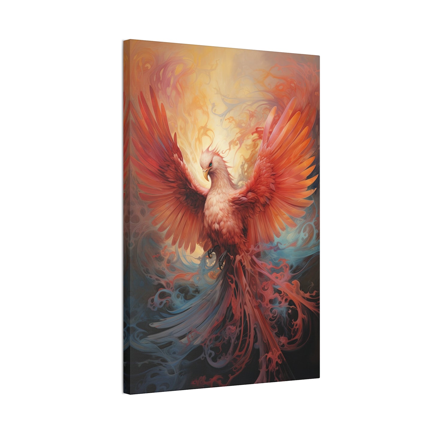 "Fluid Phoenix Dreaming" Canvas Stretched, 0.75" - Print