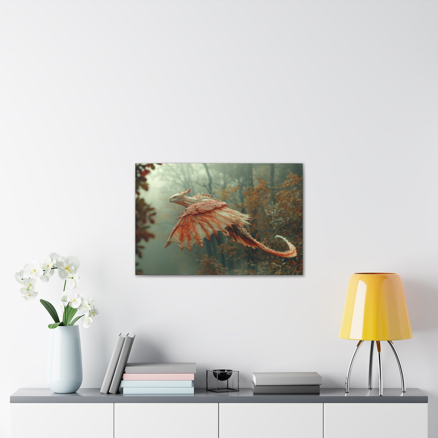 "Dragons Flight"  Canvas Stretched, 0.75" - Print