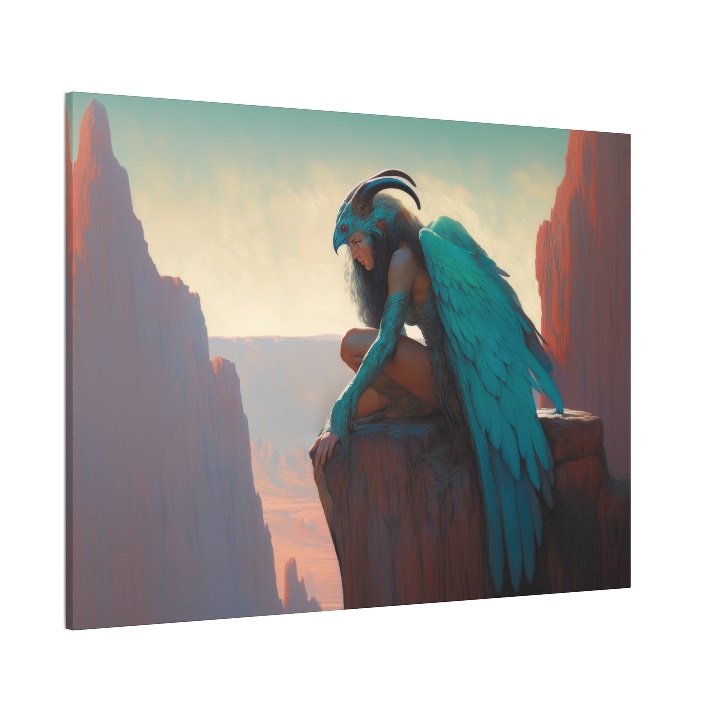 "Harpy Skystalker"  Canvas Stretched, 0.75" - Print