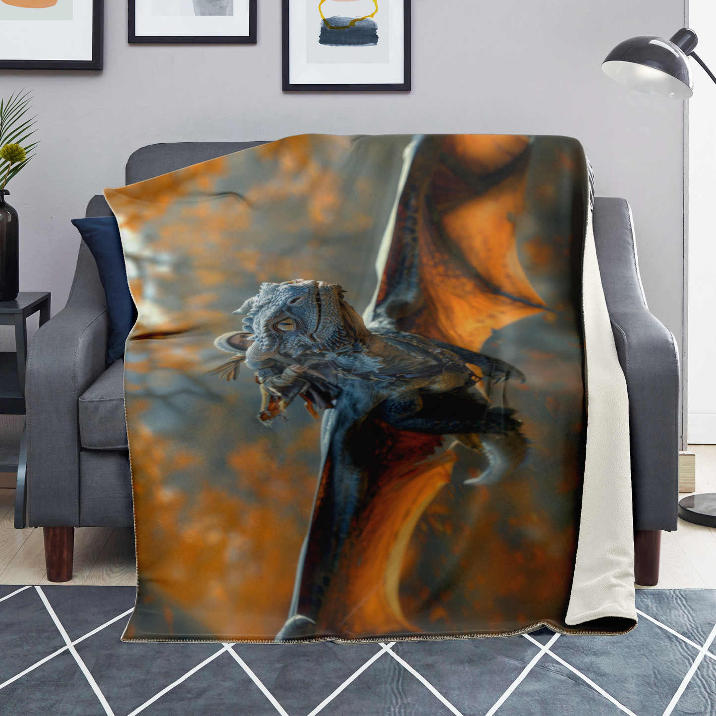 Premium Microfleece Swift Messenger Blanket