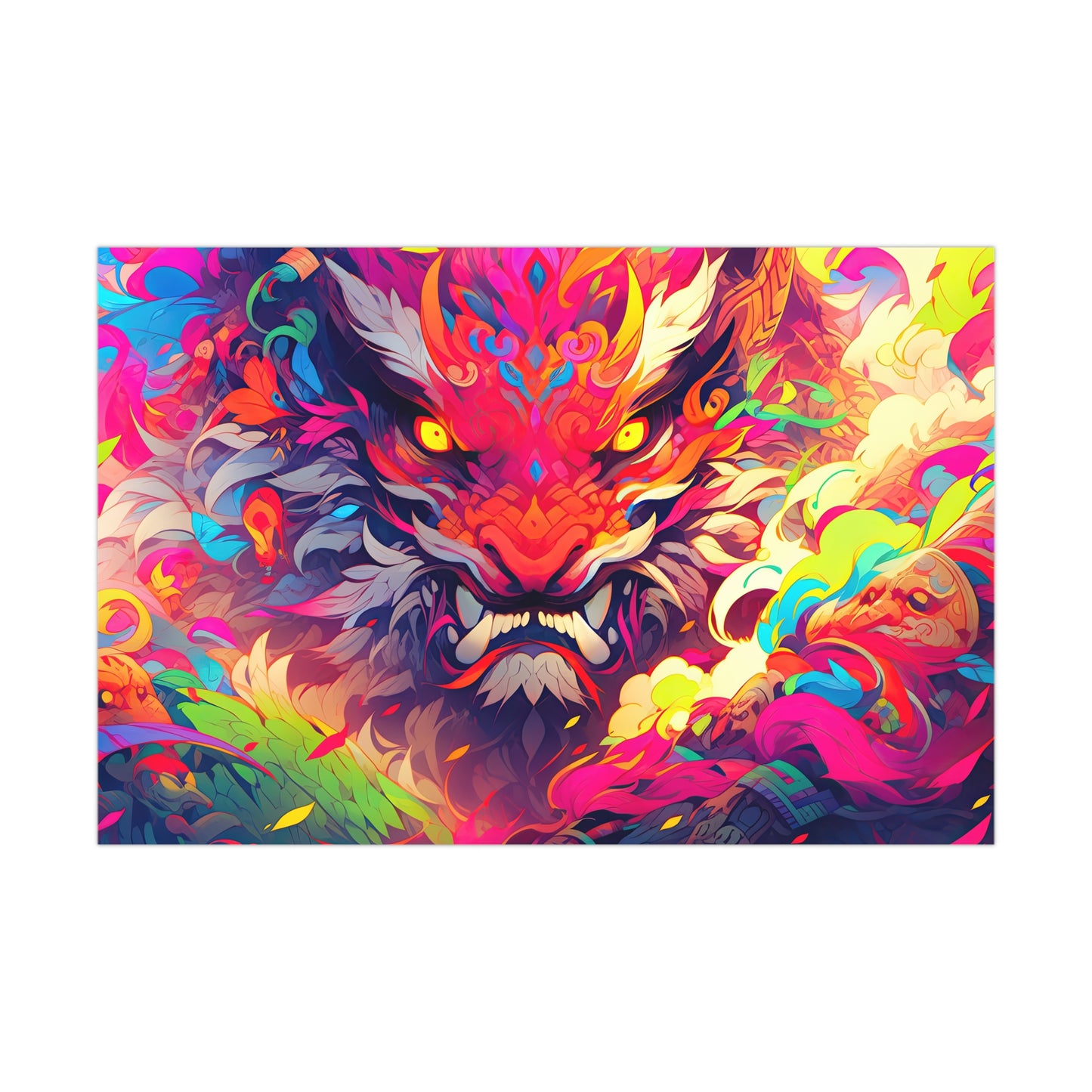 "Oni Tiger" Poster - Print