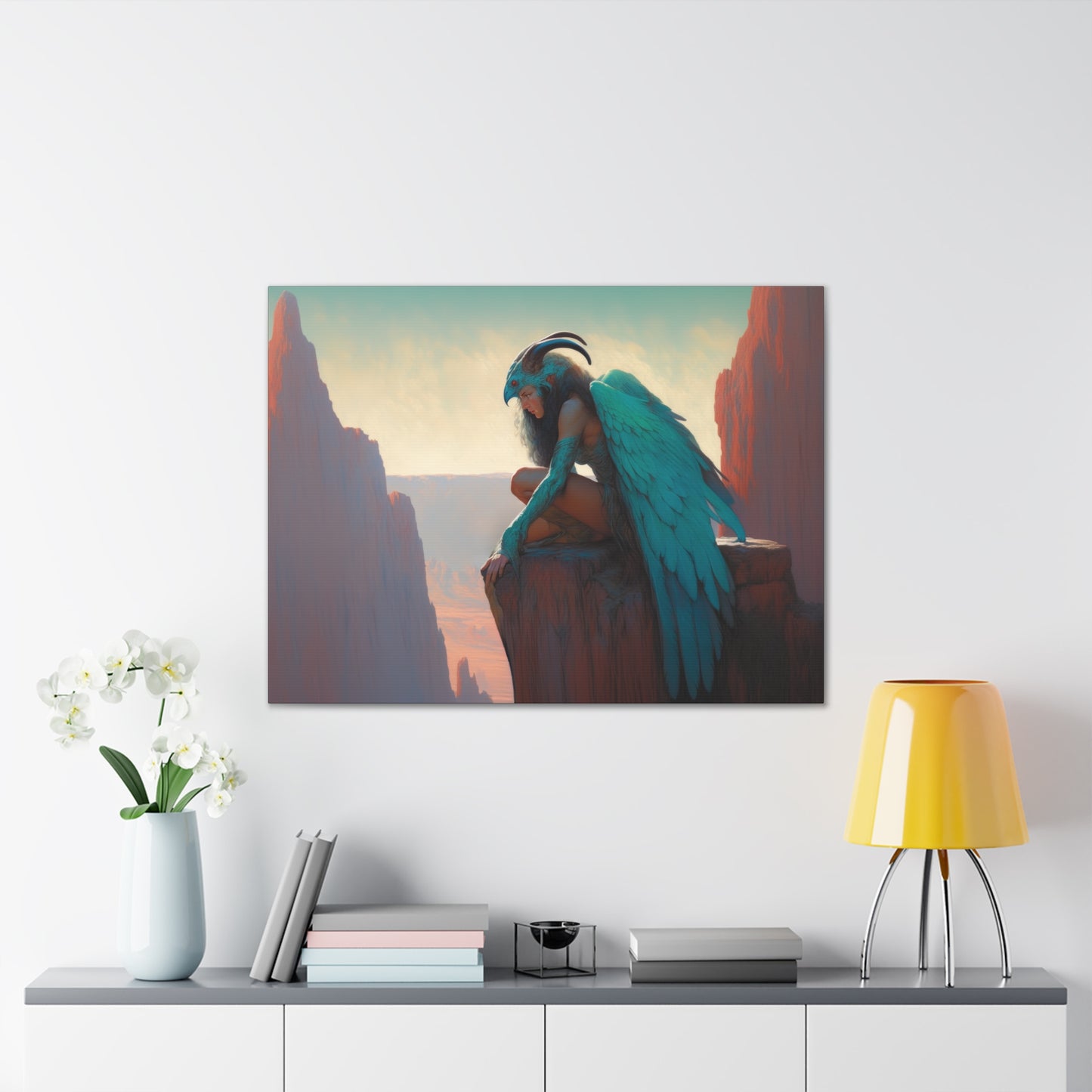 "Harpy Skystalker"  Canvas Stretched, 0.75" - Print