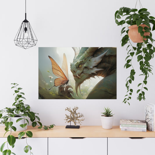 "Fire and Flutter" Poster - Print