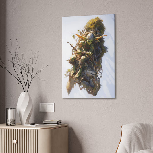 "Floating Gardens Escape" Canvas Stretched, 0.75" - Print