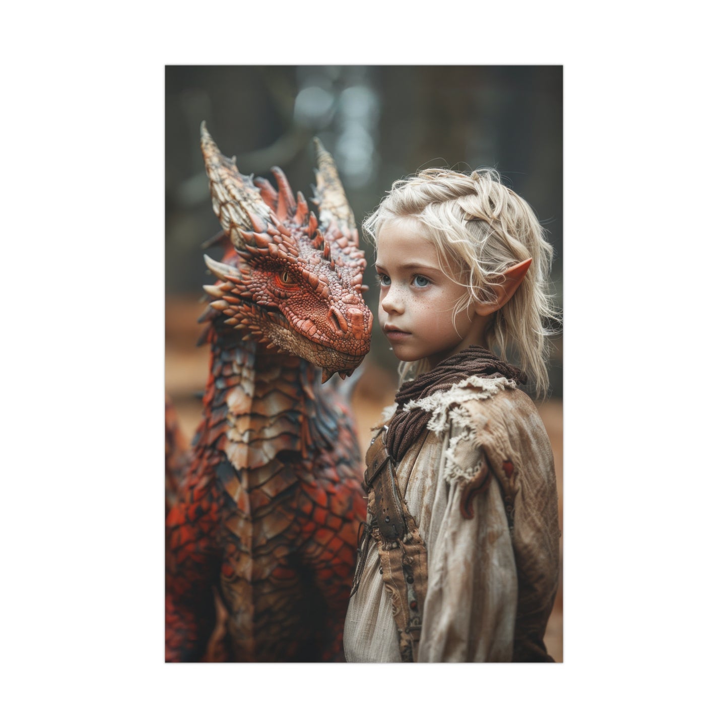 "Dragon Rider In Training" Poster - Print