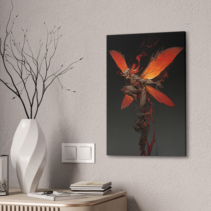 "Flaming Dragonspryte" Canvas Stretched, 0.75" - Print