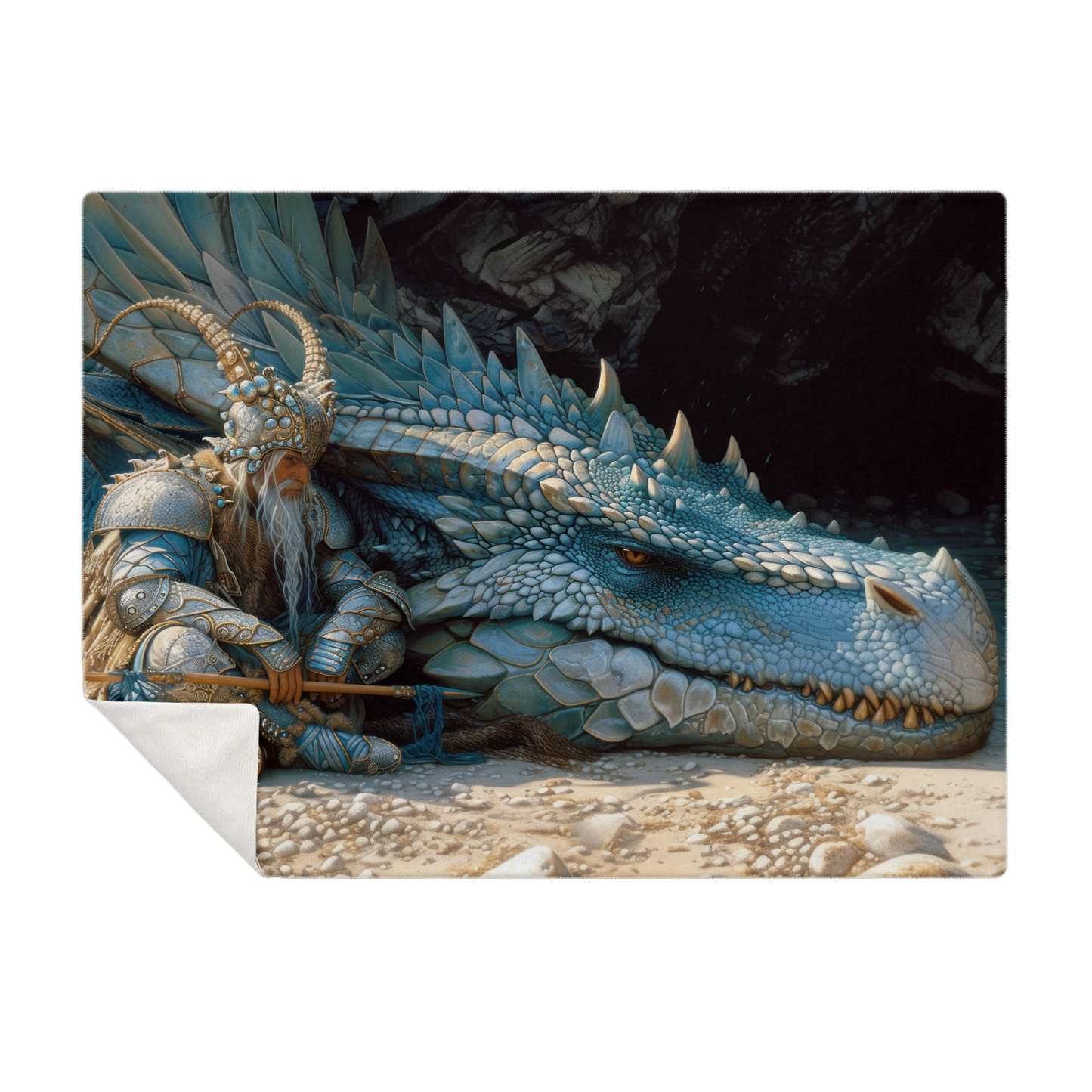 Dragons Rest Premium Microfleece Blanket