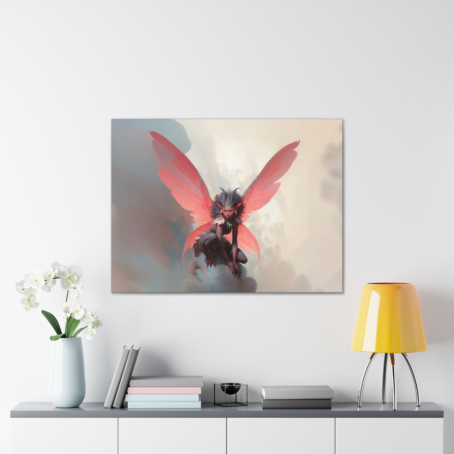 "Misty Mountain Fae"  Canvas Stretched, 0.75" - Print