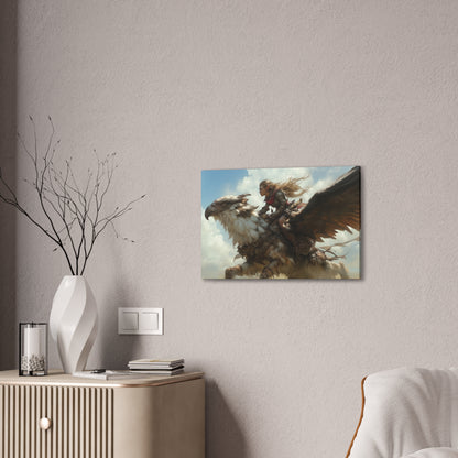 "Griffin Rider"  Canvas Stretched, 0.75" - Print