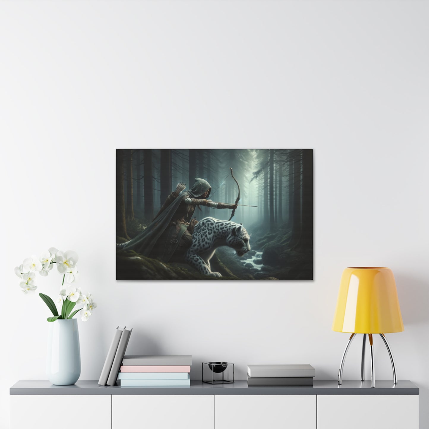 "Sleek Hunters"  Canvas Stretched, 0.75" - Print