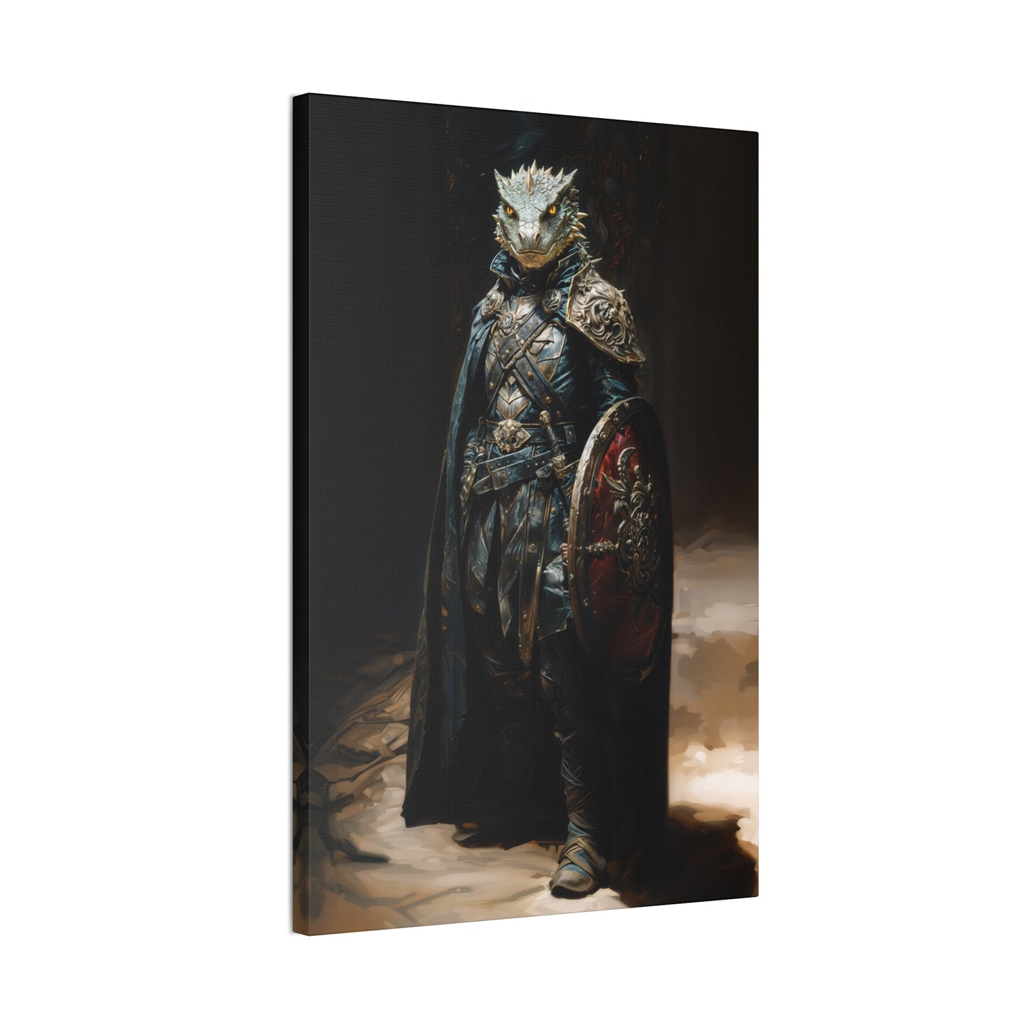 "Captain Of The Crooked Vanguard" Canvas Stretched, 0.75" - Print