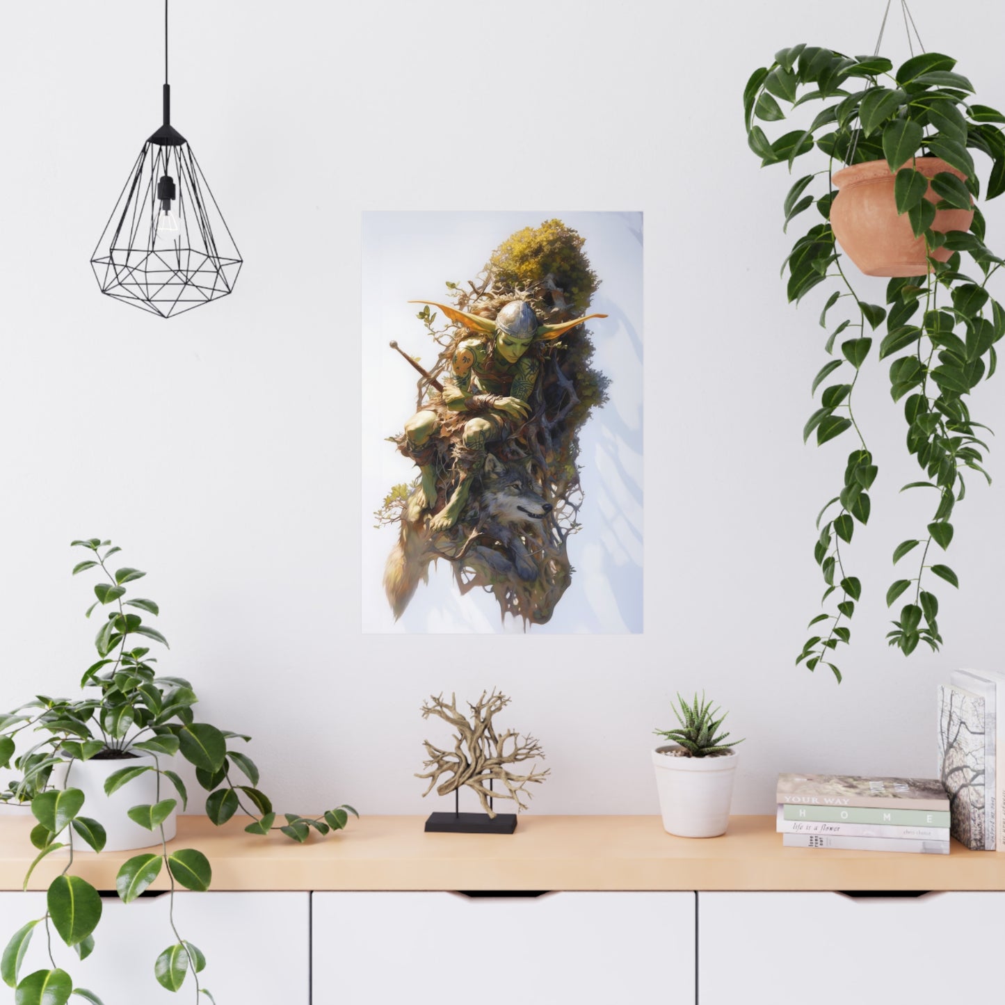 "Floating Gardens Escape" Poster - Print