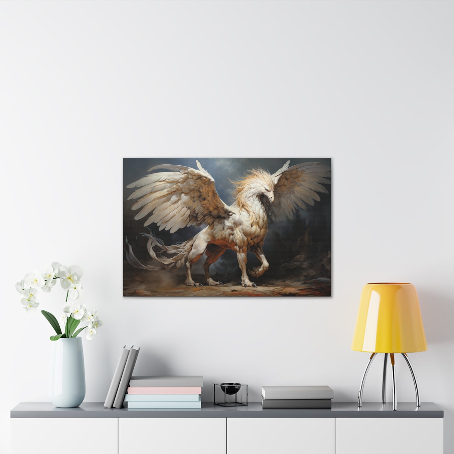 "Hippogriff Havoc"  Canvas Stretched, 0.75" - Print