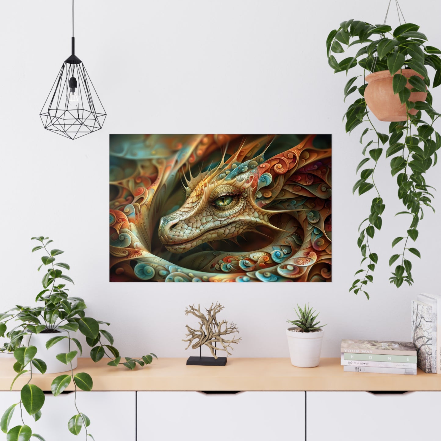 "Spiralwyrm" Poster - Print