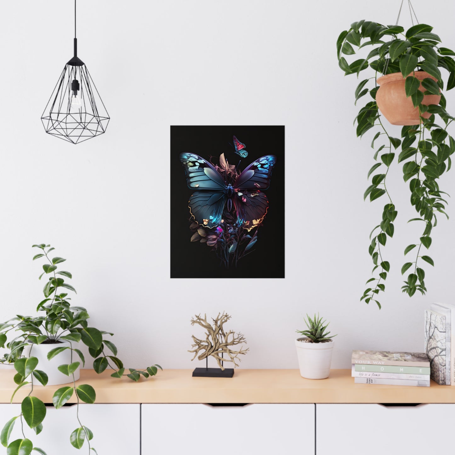 "Black Pearl Butterfly" Poster - Print