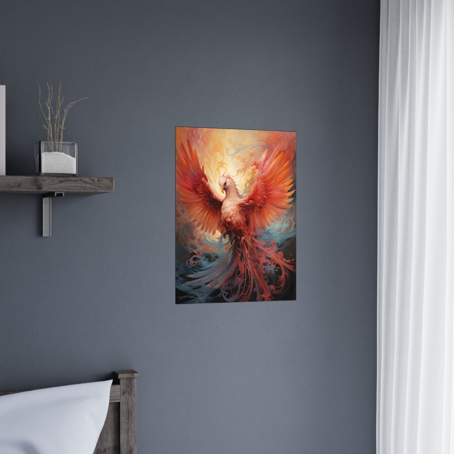 "Fluid Phoenix Dreaming" Poster - Print