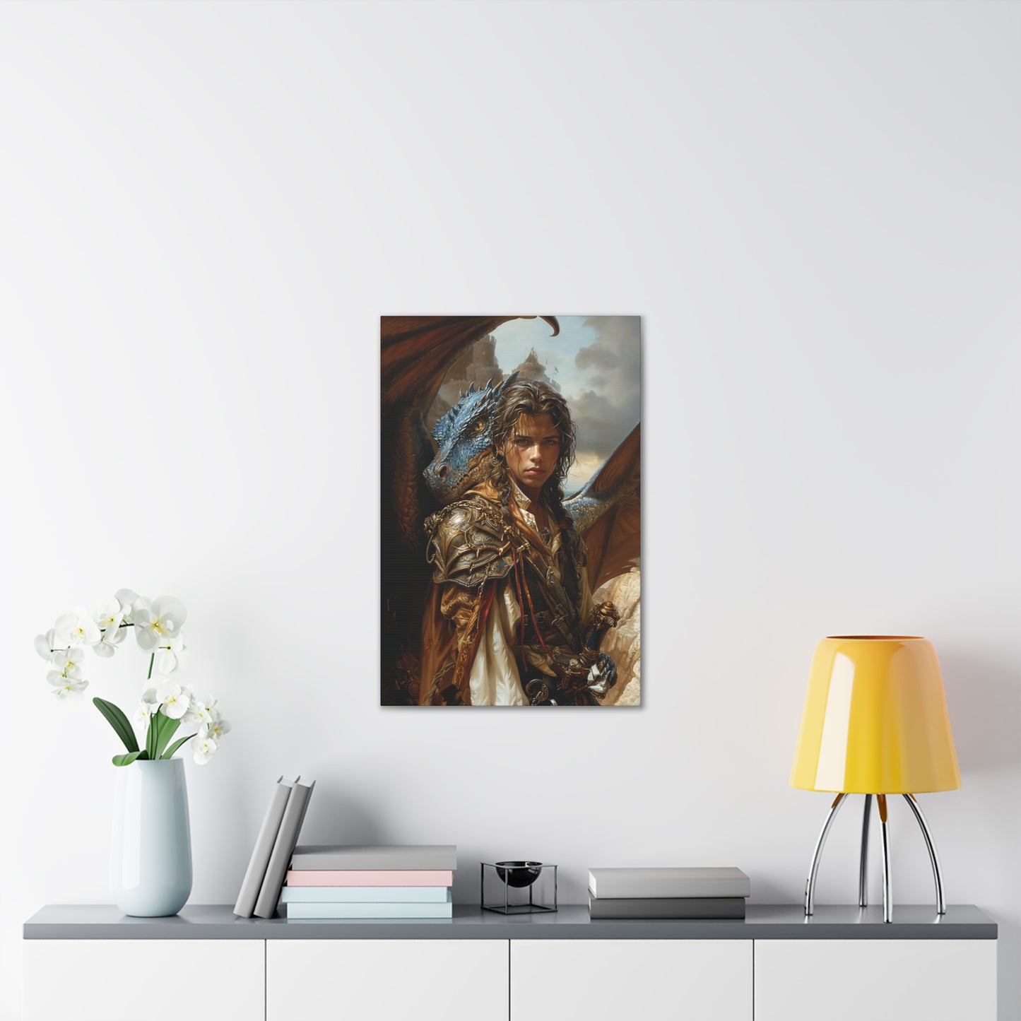 "Adventurous Rogue And His Skyward Sidekick" Canvas Stretched, 0.75" - Print