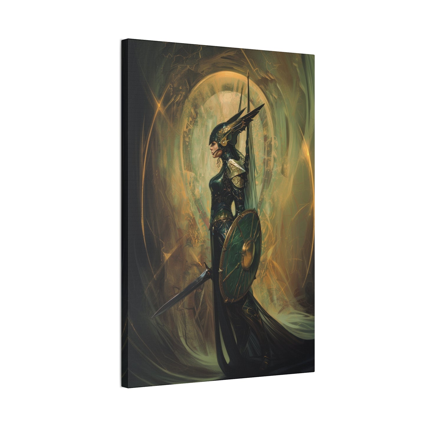 "Elite Elven Guardian" Canvas Stretched, 0.75" - Print