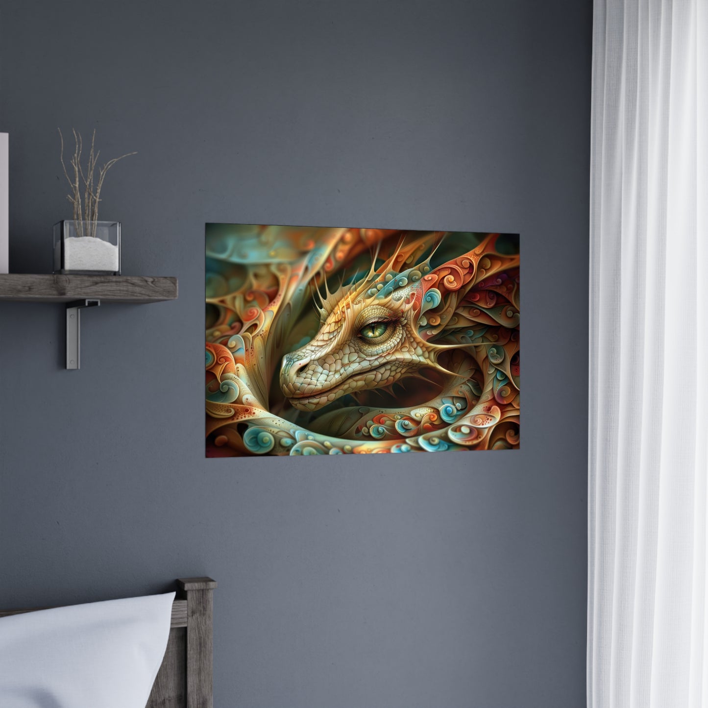 "Spiralwyrm" Poster - Print