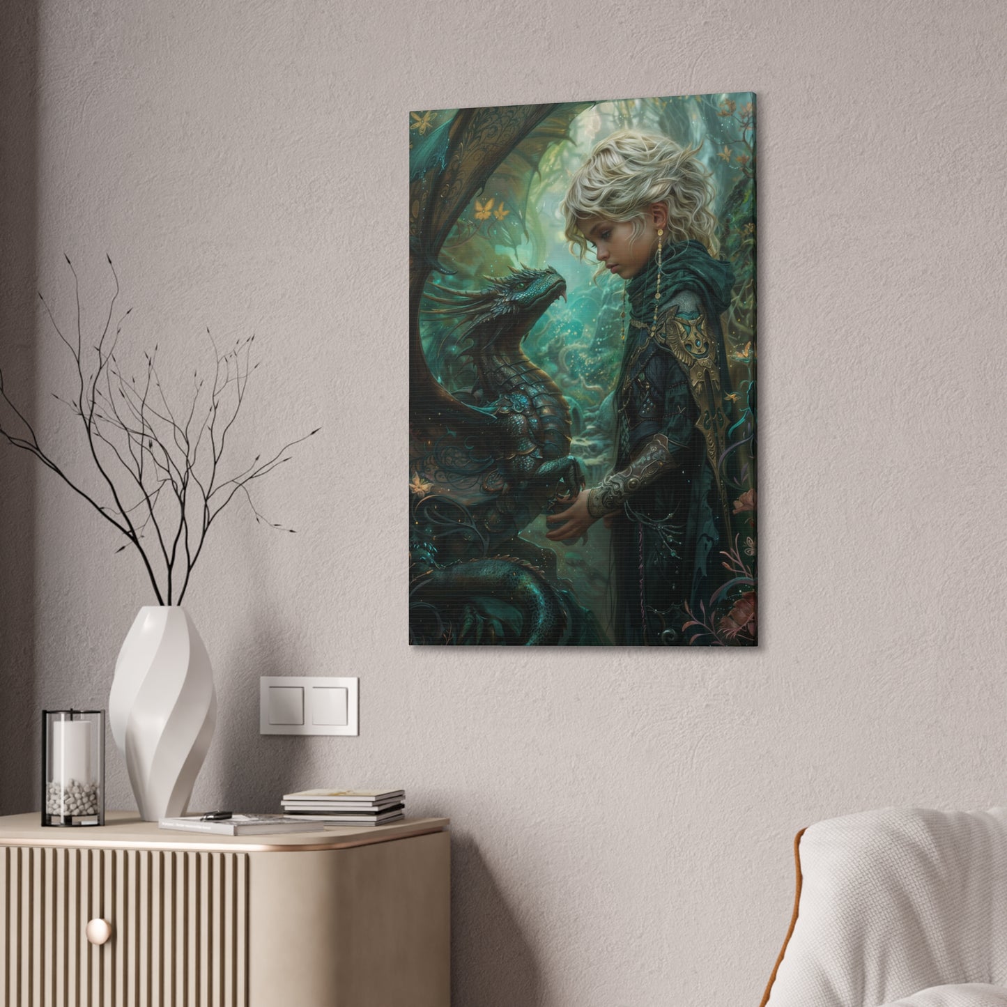 "Destined Souls" Canvas Stretched, 0.75" - Print