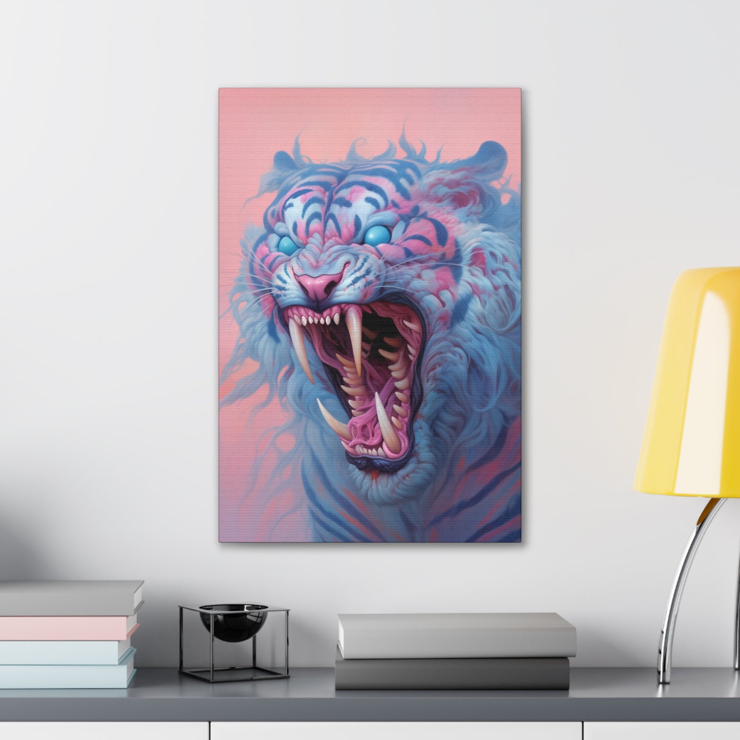 "Demon Tiger" Canvas Stretched, 0.75" - Print