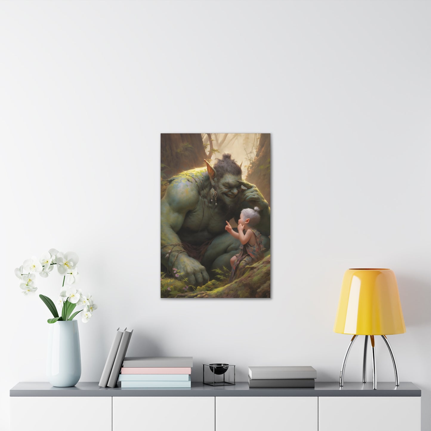 "Thunderchuckle and Pixie Snicker" Canvas Stretched, 0.75" - Print