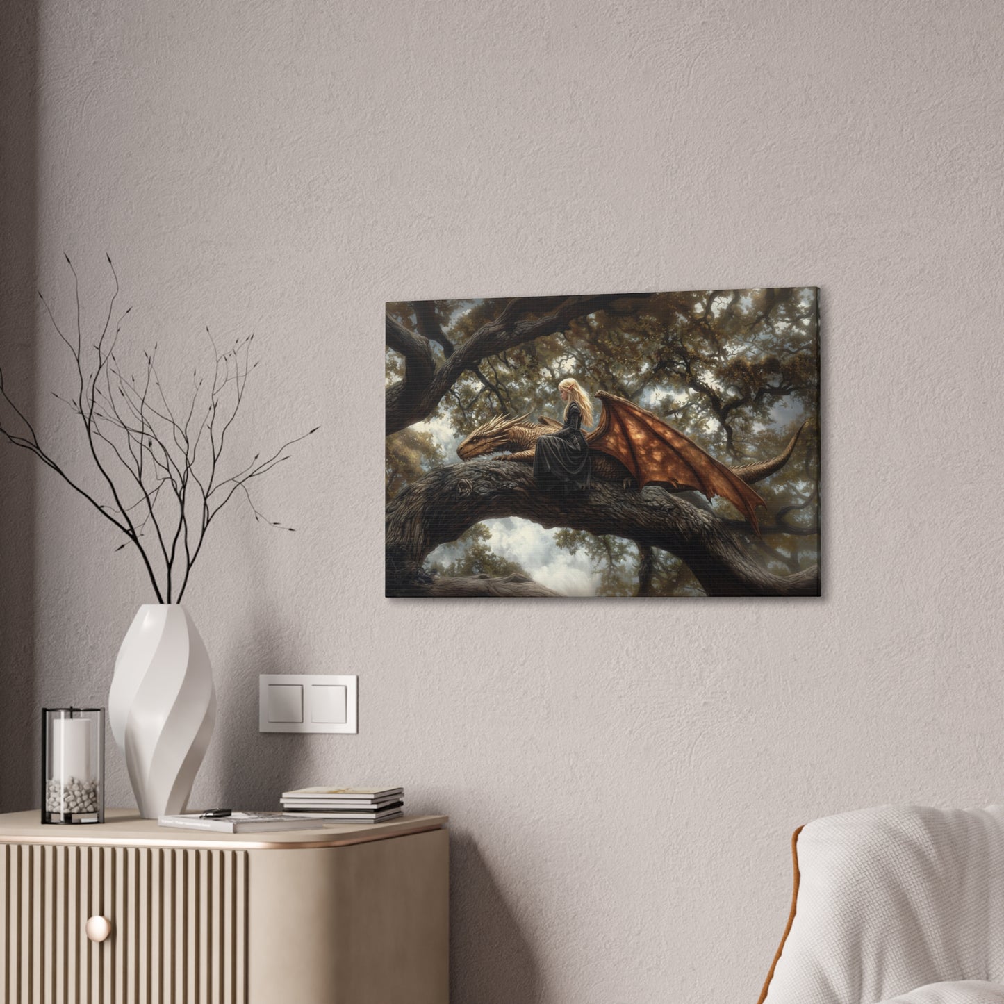 "Rest Between Realms"  Canvas Stretched, 0.75" - Print