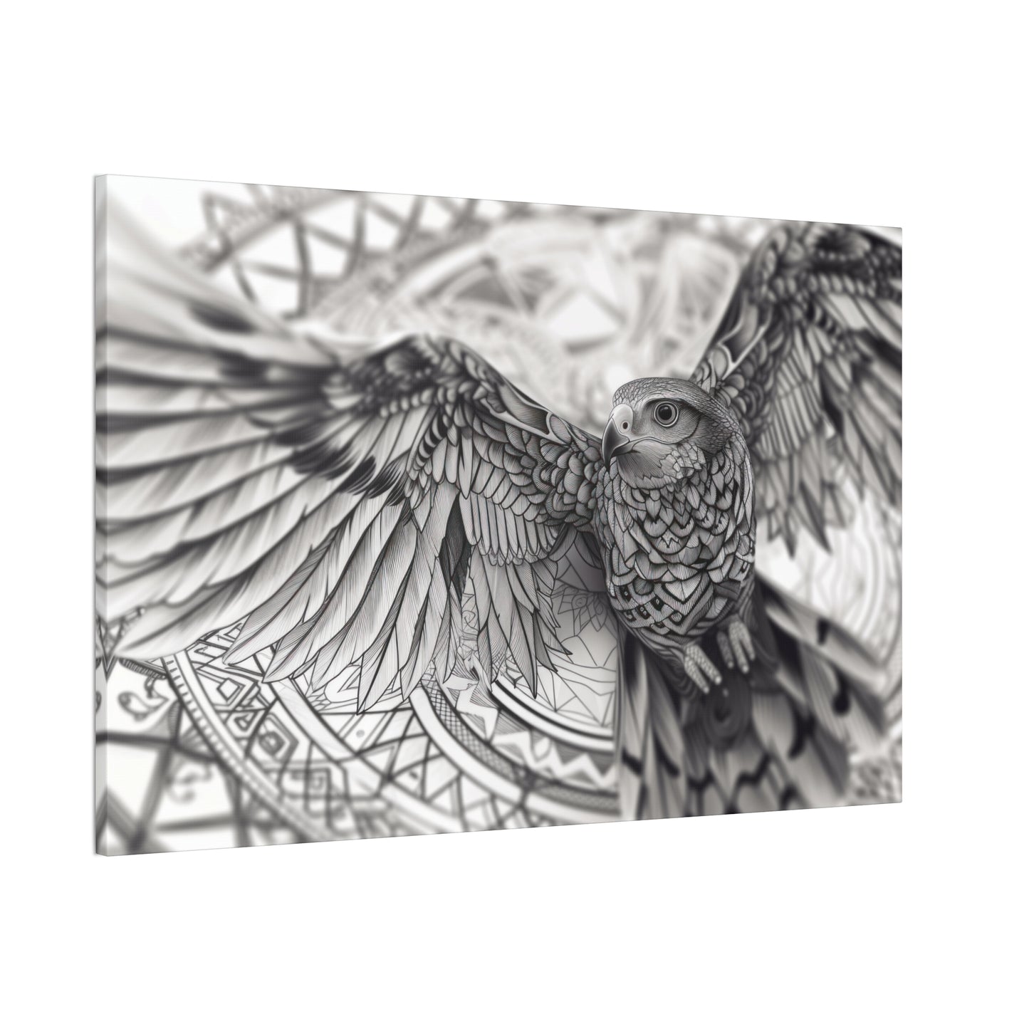 "Falcons Escape"  Canvas Stretched, 0.75" - Print