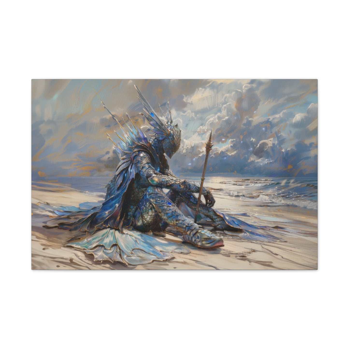 "Atlantean Summoner"  Canvas Stretched, 0.75" - Print