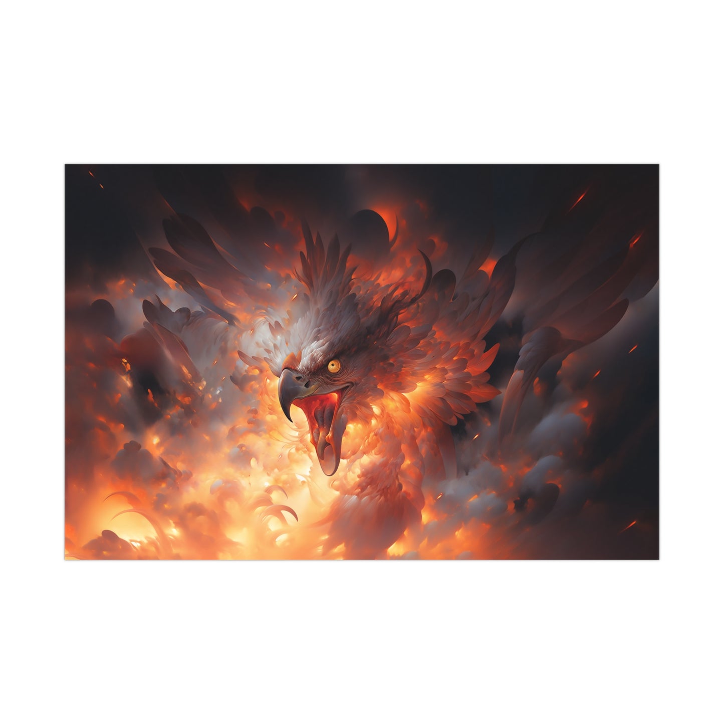 "Phoenix Fury" Poster - Print