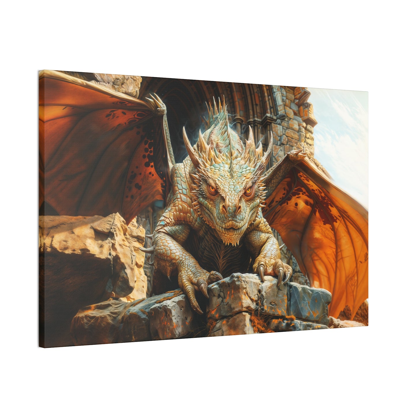 "Protector of the Forgotten Keep"  Canvas Stretched, 0.75" - Print