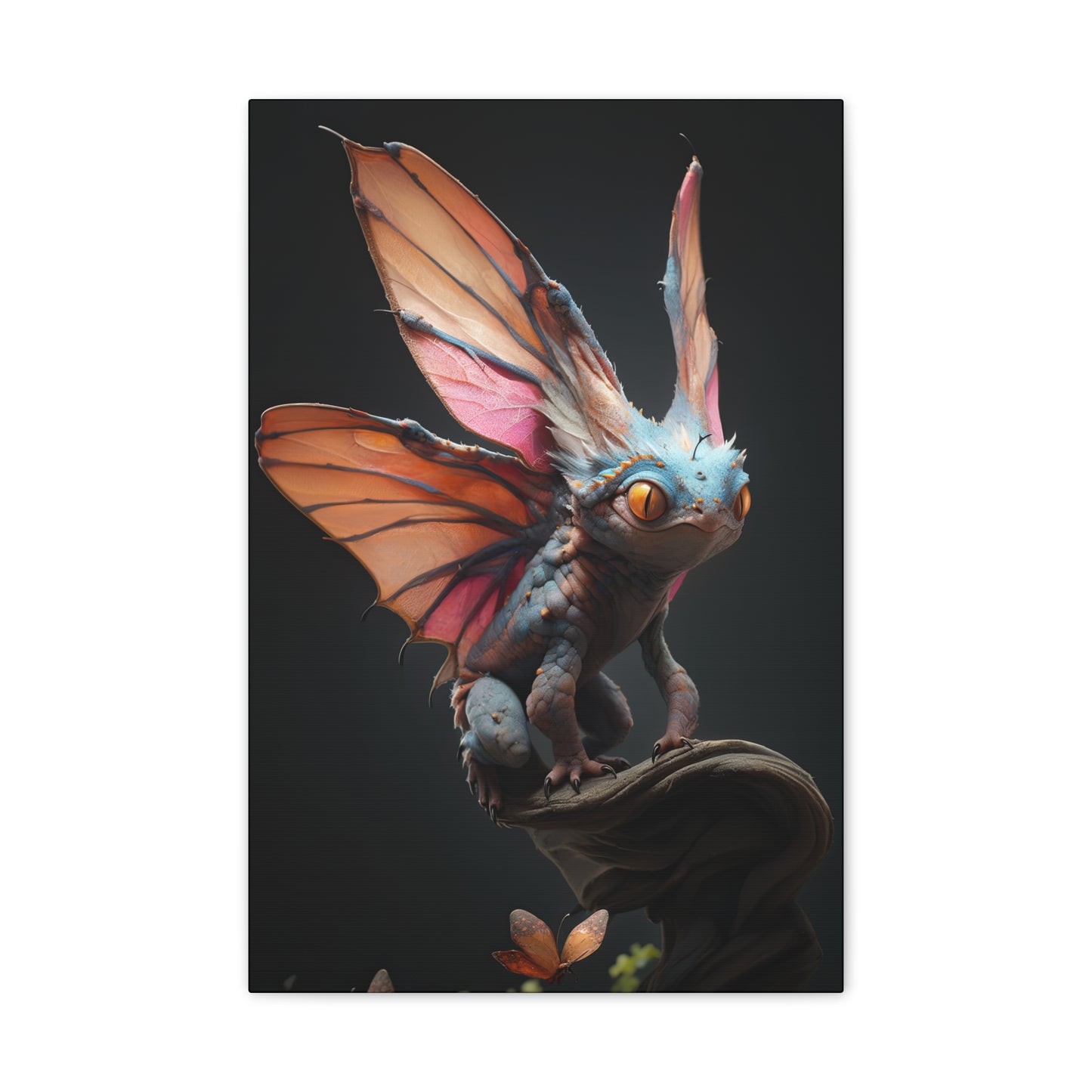 "Pixie Butterfly Bug" Canvas Stretched, 0.75" - Print