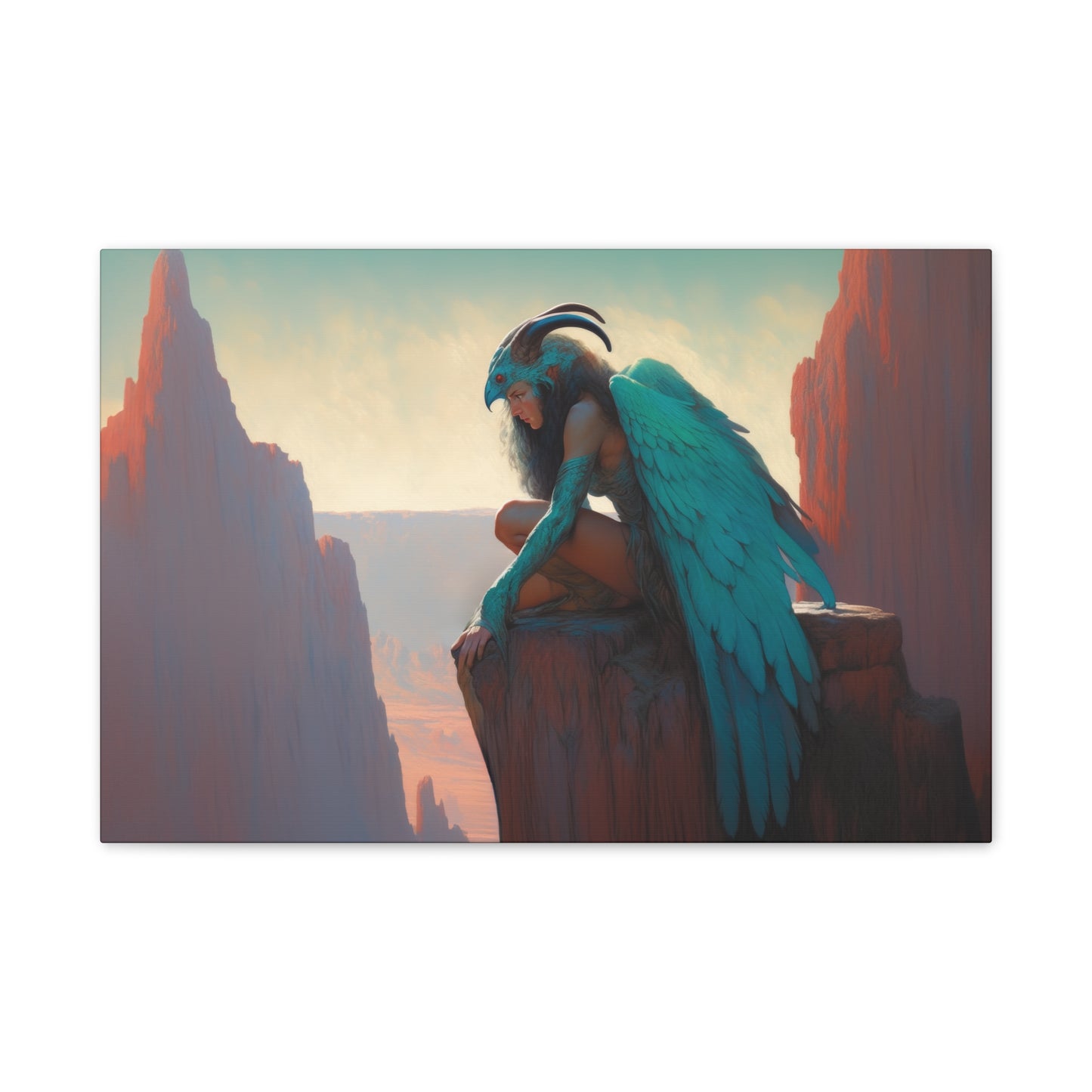 "Harpy Skystalker"  Canvas Stretched, 0.75" - Print