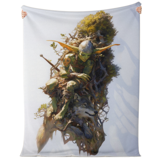 Floating Gardens Escape Premium Microfleece Blanket