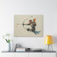 "Skyborne Archer"  Canvas Stretched, 0.75" - Print