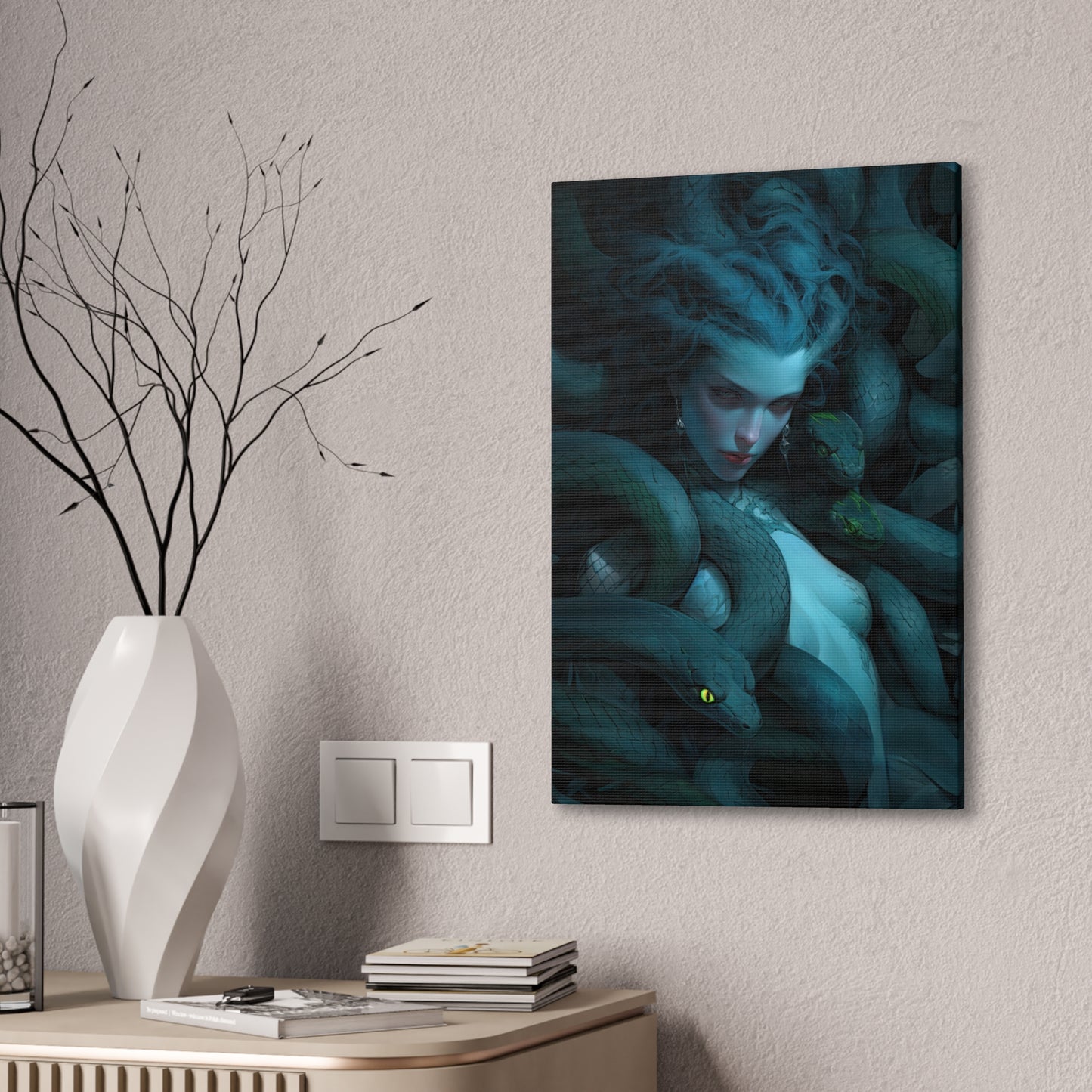 "Last Gaze Of The Medusa" Canvas Stretched, 0.75" - Print