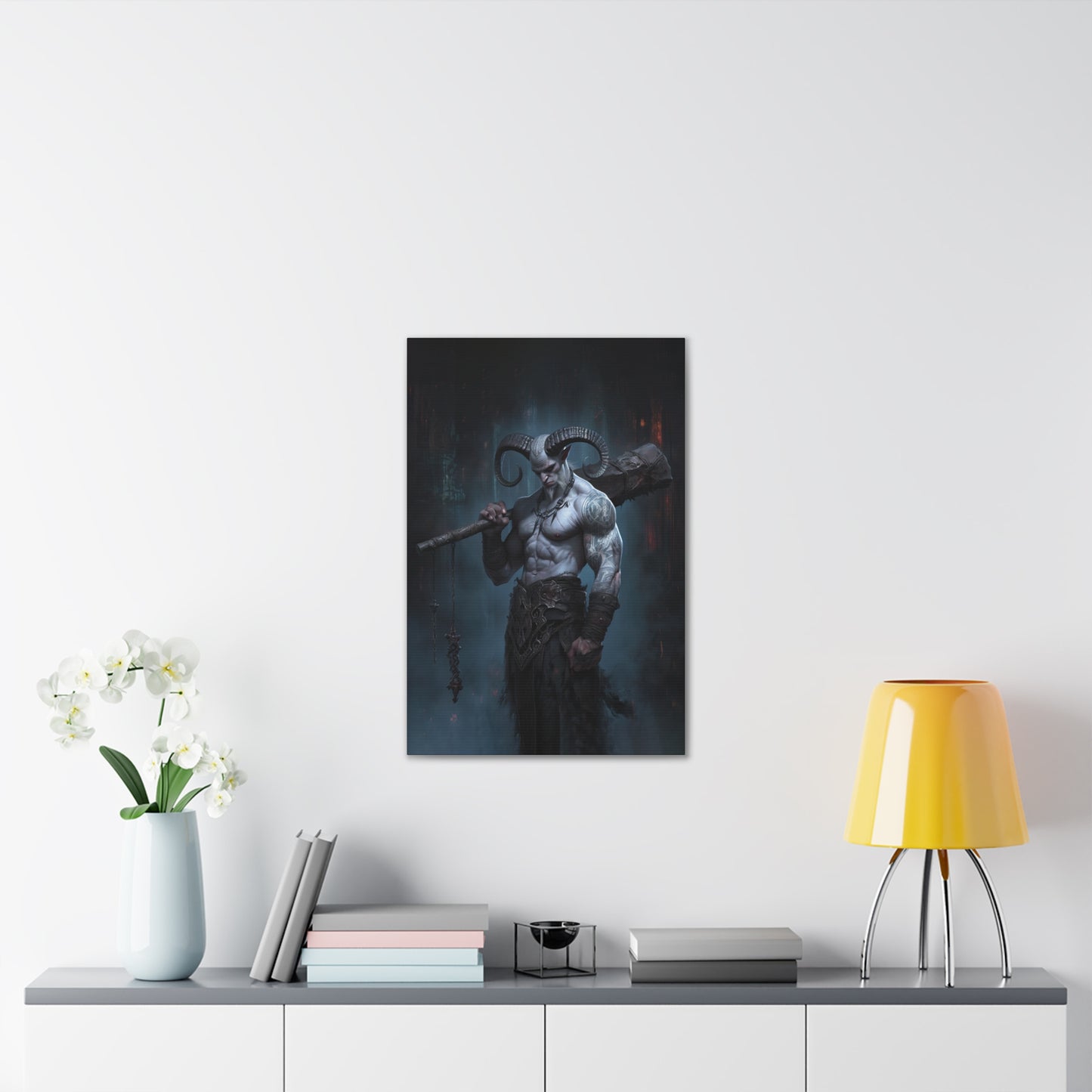 "Fiend" Canvas Stretched, 0.75" - Print