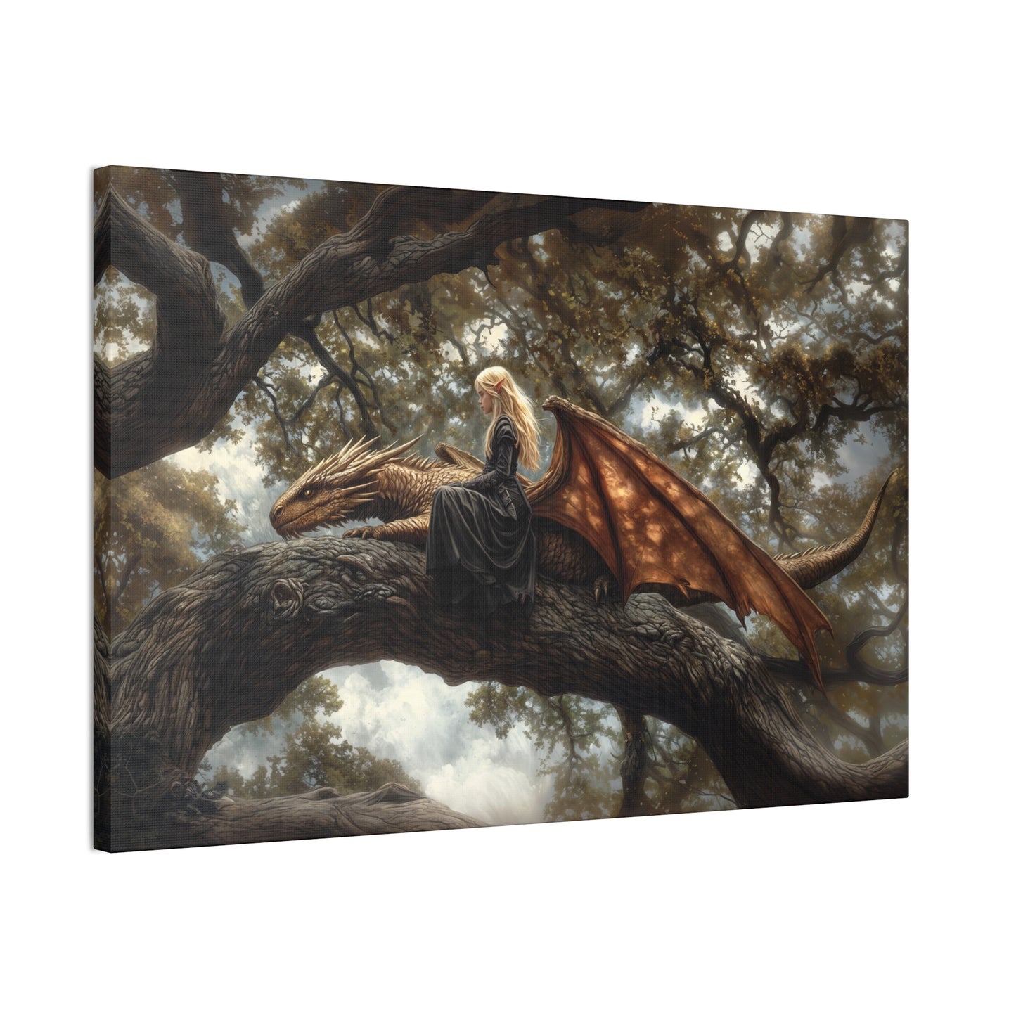 "Rest Between Realms"  Canvas Stretched, 0.75" - Print