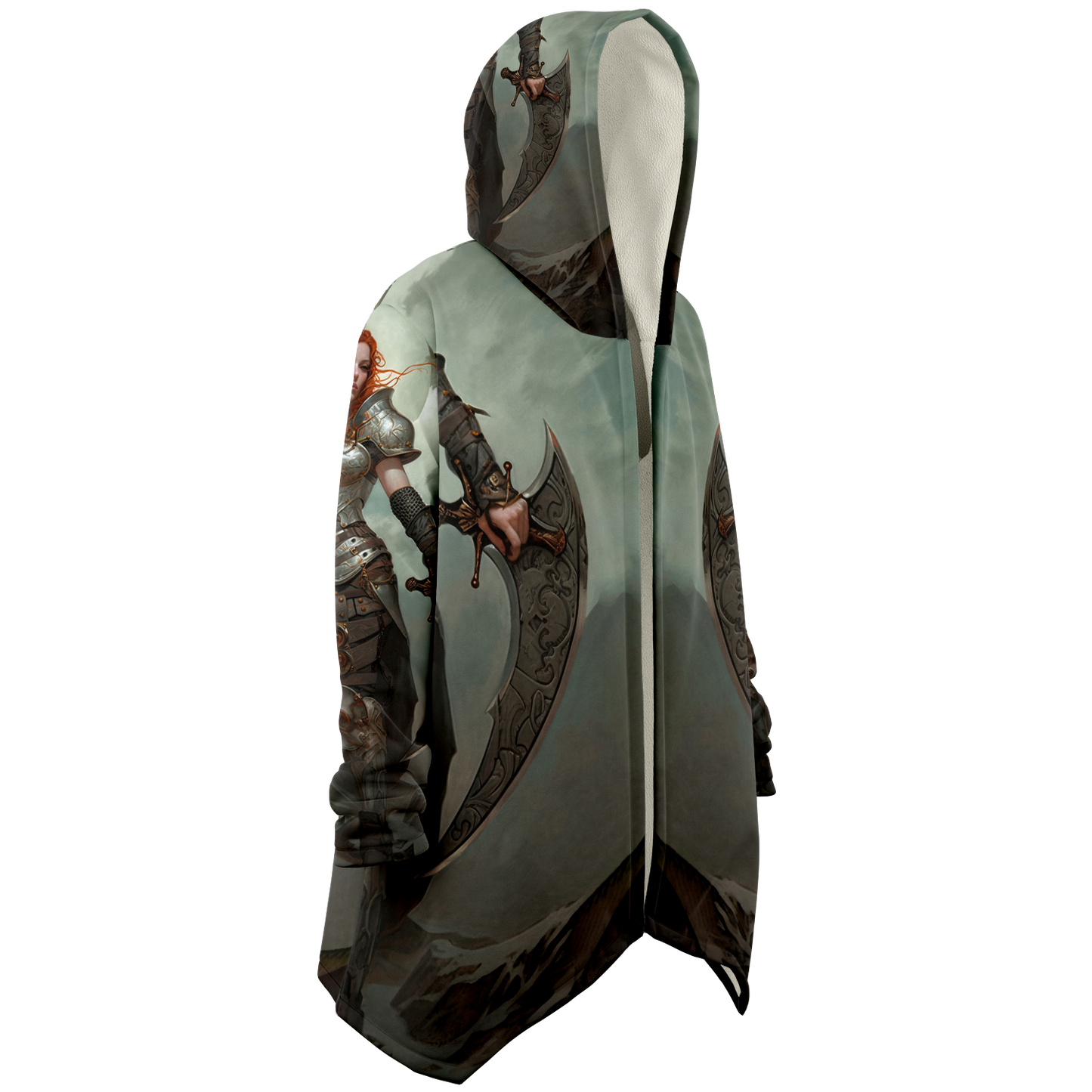 Fiery Fury Microfleece Cloak