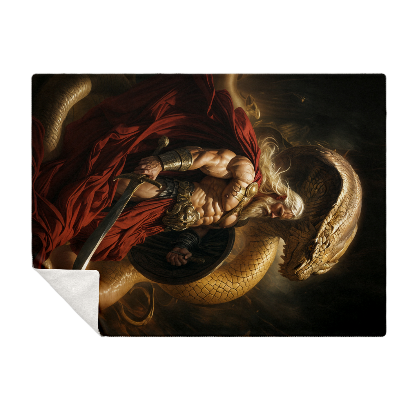 Serpent King Premium Microfleece Blanket